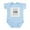 Sky Blue, variant on CafePress - Barcode Baby 2 Of 3 Creeper Bodysuit - Baby Light Bodysuit, Size Newborn - 24 Months