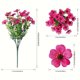 thumbnail image 3 of Wmhnj Set de 12 ramos de flores artificiales para exteriores, ideales para cestas colgantes y decoracin de jardn. Flores sintticas resistentes a la intemperie para lucir todo el año., 3 of 9