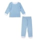 thumbnail image 1 of Pijamas de Navidad a juego para bebés, niños y niñas, Pjs con volantes, rojo, venta al por mayor, 1 of 4