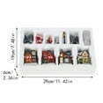 thumbnail image 3 of Christmas Village Set with LED Lighted Houses and Figurines, Indoor Room Decor Collectible Buildings (Requires 2 AA Batteries),Blue, 3 of 6