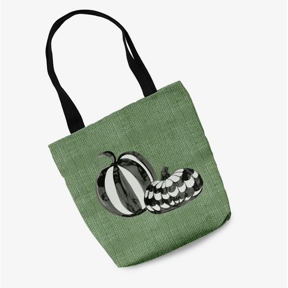 Trick or Treat Pumpkin Duo Halloween Tote Bag
