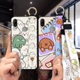 PKQPhone Case For Wiko View3 Lite, Cute Cartoon protective ring
