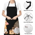 thumbnail image 6 of Lsque Coffee Gnome (2) Waterproof Apron Chef Aprons for Men Heavy Duty Chemical Work Apron Extra Long Grilling Aprons with Adjustable Bib Apron, 6 of 9