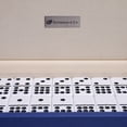 thumbnail image 7 of Silverman & Co. Double 9 Large White Domino Set - Blue Case, 7 of 7