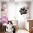 thumbnail image 5 of 18-Piece Ragdoll Cat Balloon Set with Pink Gray Paw Print Balloons for Cat Birthday Party, Gotcha Day, Adoption Day Decorations, 5 of 8