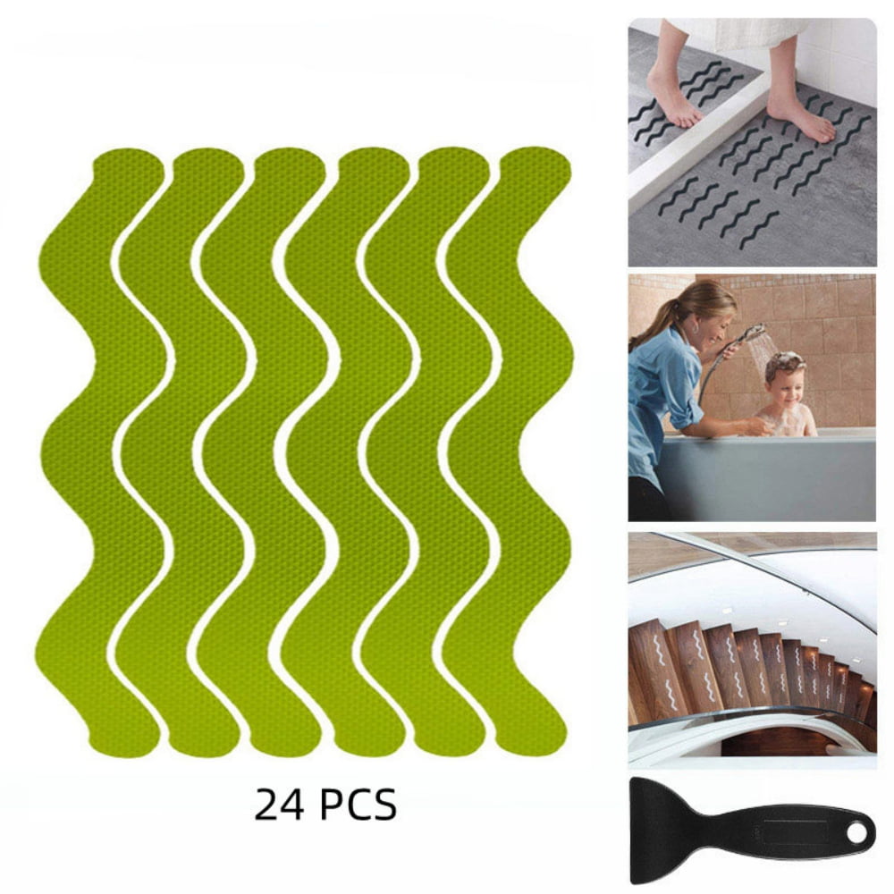 Bath Antislip Sticker, Antislip Tub Sticker, 12/24 Shell Sshaped