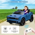 thumbnail image 2 of EastVita Kids Electric Car Licensed Dodge Challenger Ride On Car 12V Electric Vehicles Battery Powered with Remote Control, LED Lights, Bluetooth, MP3, 2 of 6