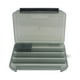 thumbnail image 1 of Estuche organizador portátil para aparejos de pesca con divisores extraíbles para señuelos, cebos, anzuelos y aparejos de agua salada y dulce. gris, 1 of 9
