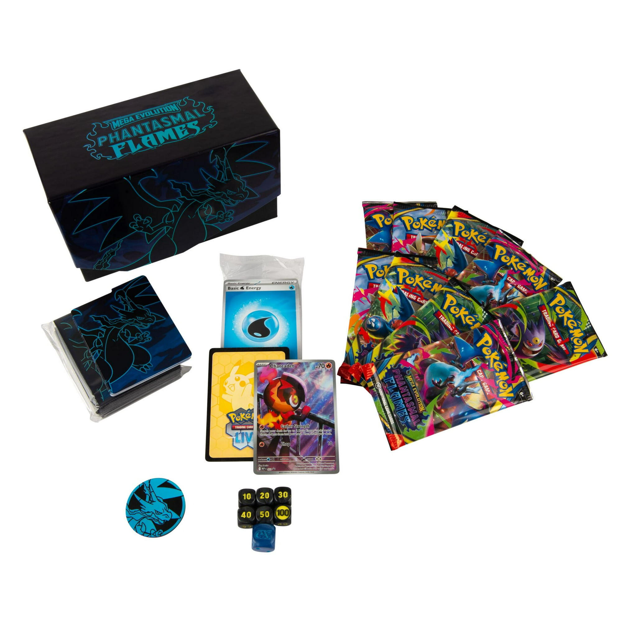 Pokemon Mega Evolution Phantasmal Flames Elite Trainer Box