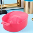 thumbnail image 4 of OULII 4Pcs Double Layer Plastic Nail Soaking Bowl Pink Manicure Bowl for Salon and Home, 4 of 8