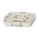 thumbnail image 5 of Contenedor de alimentos dividido multifuncional con tapa hermética y asa de grado alimenticio L, 5 of 9