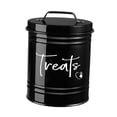 thumbnail image 4 of Milaget Bac de Rangement pour Nourriture de Chien Portable Décoratif Polyvalent Scellé Noir, 4 of 9