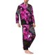 thumbnail image 2 of Fotbe Pink Blossoms Butterfly Pijama de Hombre con Estampado de Manga Larga, Conjunto de 2 Piezas, Ropa de Dormir Suave y Cómoda con Bolsillos-Small, 2 of 7