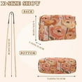 thumbnail image 4 of FORMRS Women Crossbody Purse with Chain Strap Vegan Leather Shoulder Handbag, Abstract Orange Flowers, 4 of 7