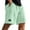 Green, variant on Resicozy Mokaloha Mens Shorts, Lininco Mens Shorts, Pacificozy Men's Daily Embroidered Casual Comfort Short with Pocket Black S
