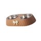 thumbnail image 1 of 2 en 1 para perros y gatos, goma antideslizante extraíble en la parte inferior, accesorio duradero Marrón Zulema Comedero para gatos, 1 of 8