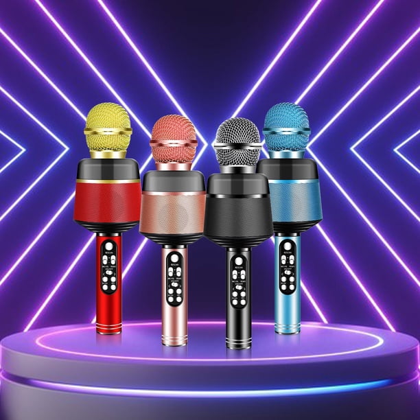 Micrófono de Condensador Inalámbrico onlyliua Karaoke con Altavoz Integrado