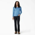 thumbnail image 4 of Dickies Women's Cooling Long Sleeve Pocket T-Shirt, Azure Blue, L, 4 of 5