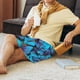 thumbnail image 5 of Fotbe Blue Butterflies Pantalones Cortos de Pijama para Hombre, Ropa de Dormir, Pantalones de Pijama Cortos para Hombre-Small, 5 of 6