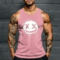 thumbnail image 1 of Camiseta sin mangas de cuello redondo para hombre, con estampado de Halloween, cuello redondo, estilo informal, deportiva, para hombre, 1 of 5