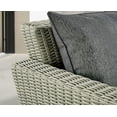 thumbnail image 6 of Alaterre Albany 3 Pc Outdoor Patio Sectional Set, Light Gray/Brown Wicker with Cushions, 6 of 9