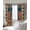 Tan, Red, Blue, Black, variant on Anniversary USA Flag Blackout Curtains for Bedroom/Living Room, Thermal Insulated Kitchen Curtains, Statue of Liberty Vintage Grommet Darkening Window Treatment Drapes 27.5"x39"x2