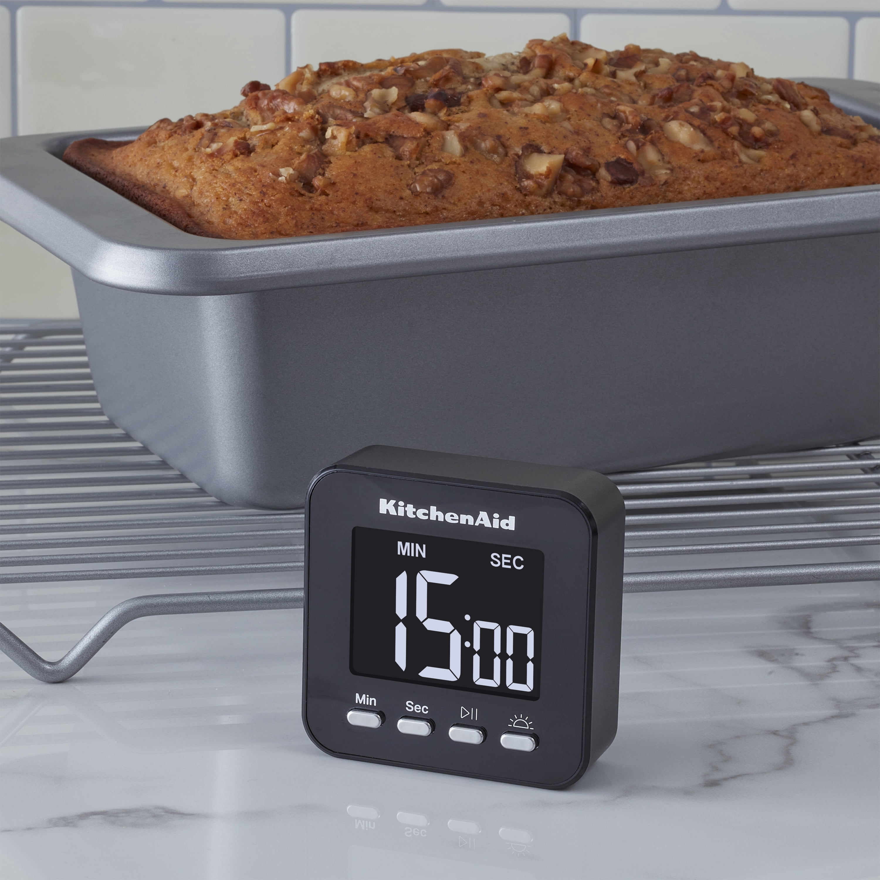 KitchenAid Digital Single Event Magnetic Timer, Cooking, Classroom