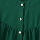 thumbnail image 5 of Fiudx Ofertas de La Semana Camisas Sueltas de Color Sólido de Verano para Mujer, Blusas Plegables de Manga Corta con Cuello Vuelto, 5 of 7