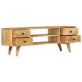 thumbnail image 3 of vidaXL TV Stand and TV Cabinet 110x35x40 cm Solid Mango Wood, 3 of 5