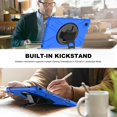thumbnail image 6 of Dteck Rugged Case for Samsung Galaxy Tab A7 10.4 inch 2020 SM-T500 T505, Heavy Duty Three Layer Hybrid High Impact Shockproof Case with 360 Rotating Handle Stand, Blue, 6 of 8