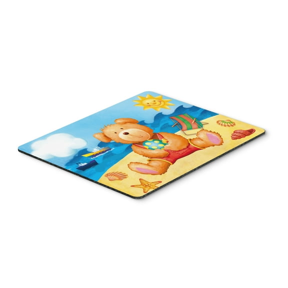 Carolines Treasures APH0088MP Teddy Bear on the Beach Mouse Pad Hot Pad or Trivet Large multicolor