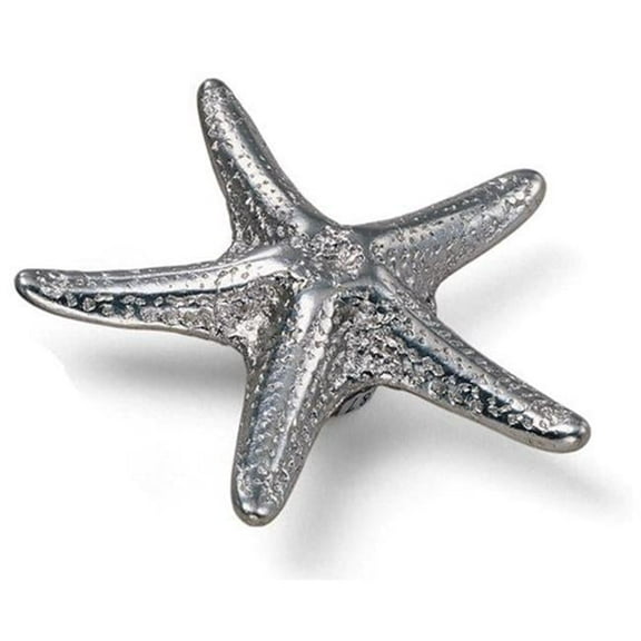 Oceana Knob Starfish, Polished Chrome