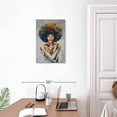 thumbnail image 3 of Elephant Stock Abstract Portrait Oil Wall Art - Vertical Canvas Wall Art - Living Room Wall Decor - People Canvas - Gray And Brown Decor - 16" x 24", 3 of 8