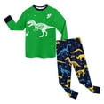 thumbnail image 5 of KPOPLK 2 Piece Toddler Baby Boys Pajamas 2T 3T 4T 5T 6T 7T 8T Fall Dinosaur Printed Pjs Sleepwear Cotton Kids Sets Clothes Green Size 5-6 Years, 5 of 5