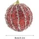 thumbnail image 2 of Adornos de bolas de Navidad, adornos de lentejuelas, 5 piezas, decoraciones navideñas inastillables, bolas de árbol para decoración navideña, fiesta de bodas (rojo) Sailing  Electrónica, 2 of 5