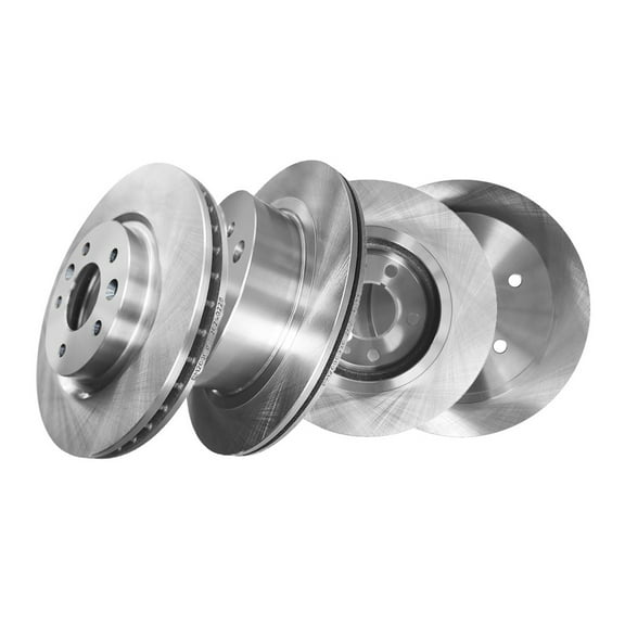Set of 4 Front-Rear Brake Disc Rotors For 2014-2019 Nissan Rogue