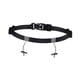 thumbnail image 4 of Cinturón elástico para triatlón y running, práctico portanúmeros, accesorio deportivo unisex. negro, 4 of 9