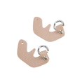 thumbnail image 3 of Milaget 2 Pcs Sac Conversion pour Sangle d'Épaule en PU Sangle de Bandoulière Perforée Modification Rose Foncé, 3 of 9