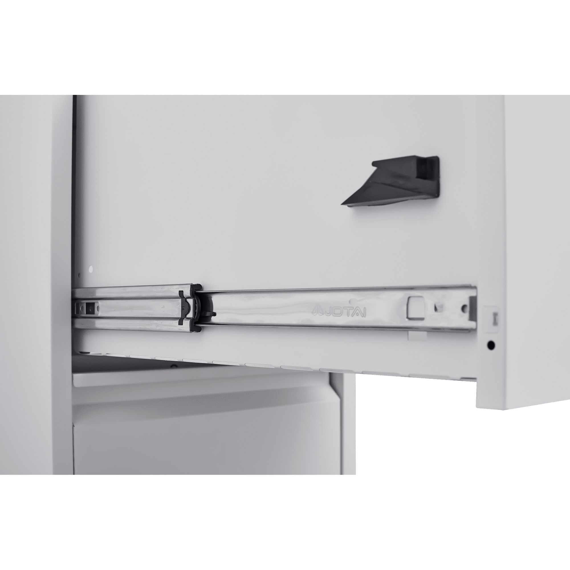 Leumius 3-Drawer File Cabinet with Lock,16.5" Deep Metal Lateral Vertical Filing Cabinet for Home Office,Fits Legal/Letter/A4,White