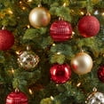 thumbnail image 3 of Nearly Natural Assorted Colors Glass Christmas Ball Ornaments, 40 Count (3.00"), 3 of 5