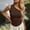 (Fashion 186)Brown, variant on Fashion Women's Sleeveless Random Polka Dot Printed One Shoulder Fitted Top Summer Casual Comfortable Vest Top