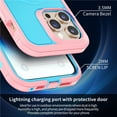 thumbnail image 4 of Dteck Case for iPhone 15 Pro Max, Compatible with MagSafe, Military-Grade Drop Protection Silicone Protective Phone Cover, Shock-Absorbing Corners Shockproof Magnetic Case,Light Blue, 4 of 5