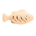 thumbnail image 1 of Juguete interactivo de silicona para gatos con forma de pez, comedero para gatos de interior, dispensador de golosinas multifuncional, juguete para morder para gatitos, suministros para mascotas., 1 of 8