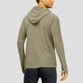 thumbnail image 6 of ZZwxWA Mens UPF 50+ Sun Protection Hoodie Shirt Long Sleeve Raglan UV SPF Fishing Hiking Lightweight Shirts Swim Rash Guard, 6 of 6