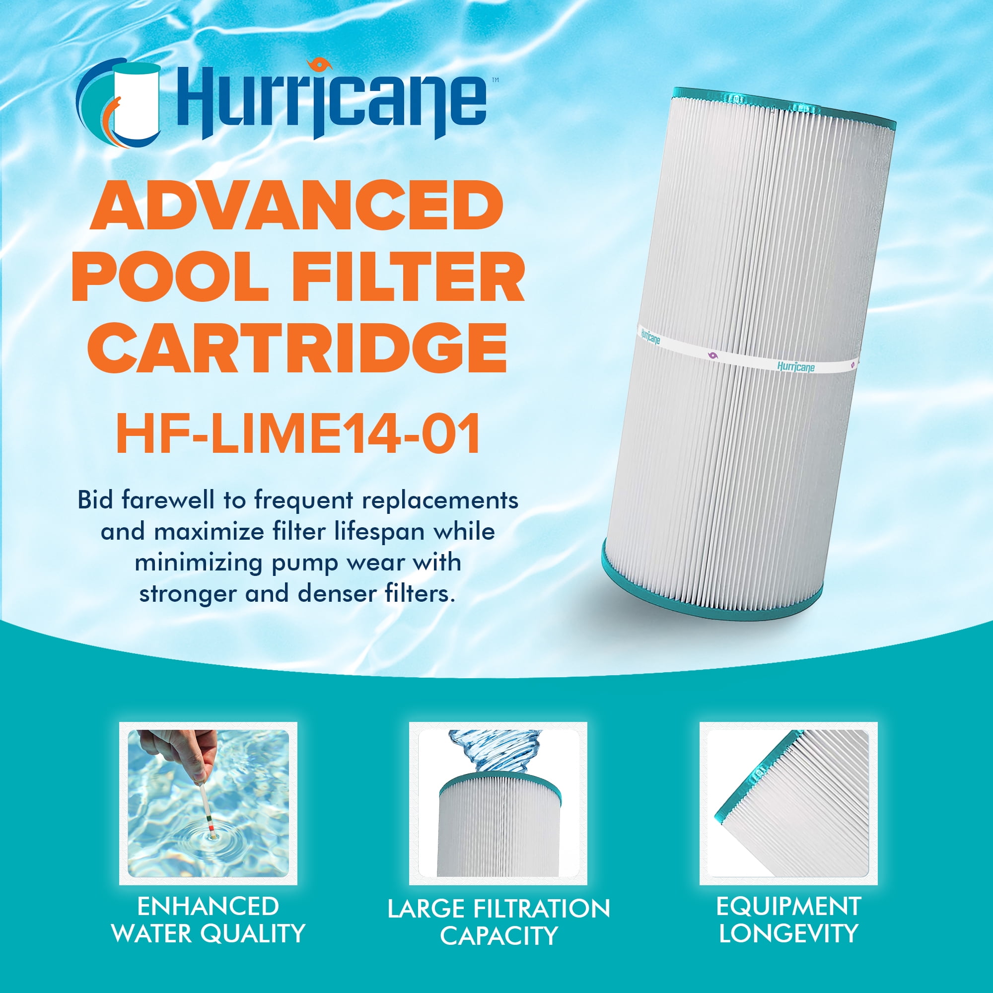 Hurricane Spa Filter Cartridge - Thumbnail 3
