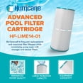 thumbnail image 2 of Hurricane Replacement Spa Filter Cartridge for Filbur FC-3921 and Limelight Tub, 3 Pack, 2 of 12