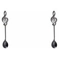 thumbnail image 3 of braveheart Musical Coffee Spoon Set Stainless Retro Iron Ice Cream Spoon Scoop Creative Spoon Tea -Spoon Tableware black 2Set, 3 of 6