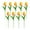 Orange, variant on Ranliy Fake Tulips Artificial Flowers with Stems - 9Pcs Latex Real Touch Faux Tulips Arrangement Bouquet for Home Kitchen Wedding Decorations