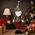 thumbnail image 3 of Christmas Telescoping Plush Toys, Cute Stretchable Standing Plaid Christmas Elder Stuffed Toys, Christmas Decorations for X-mas Party Display and Holiday Present for Plush Toy Enthusiasts, 3 of 4