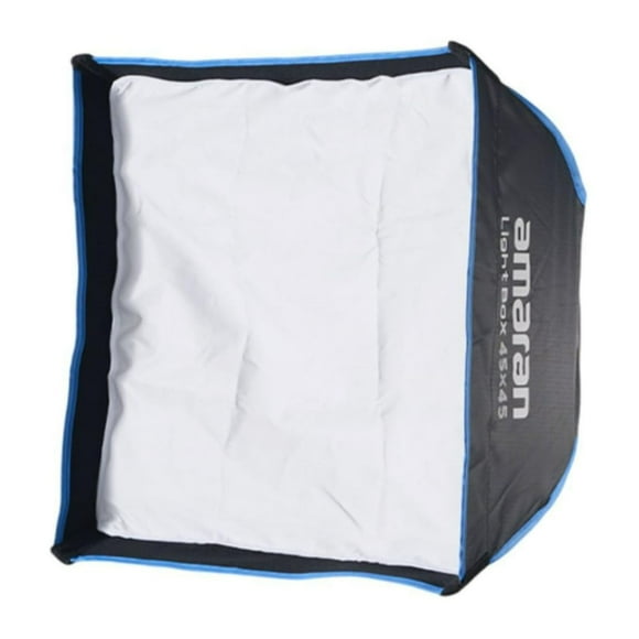 Caja de luz Amaran cuadrada de 45 x 45 cm para fotógrafos/camarógrafos